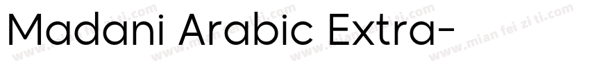 Madani Arabic Extra字体转换